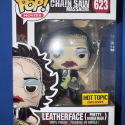 Funko Pop Movies #623 The Texas Chainsaw Massacre Leatherface (Pretty Woman) Hot Topic Exclusive
