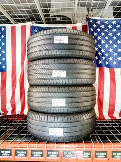 💰 Best deals are ca$h in person 4 USED TIRES P215/55R17 MICHELIN PRIMACY A/S 215/55R17 ALL SEASON 215 55 17