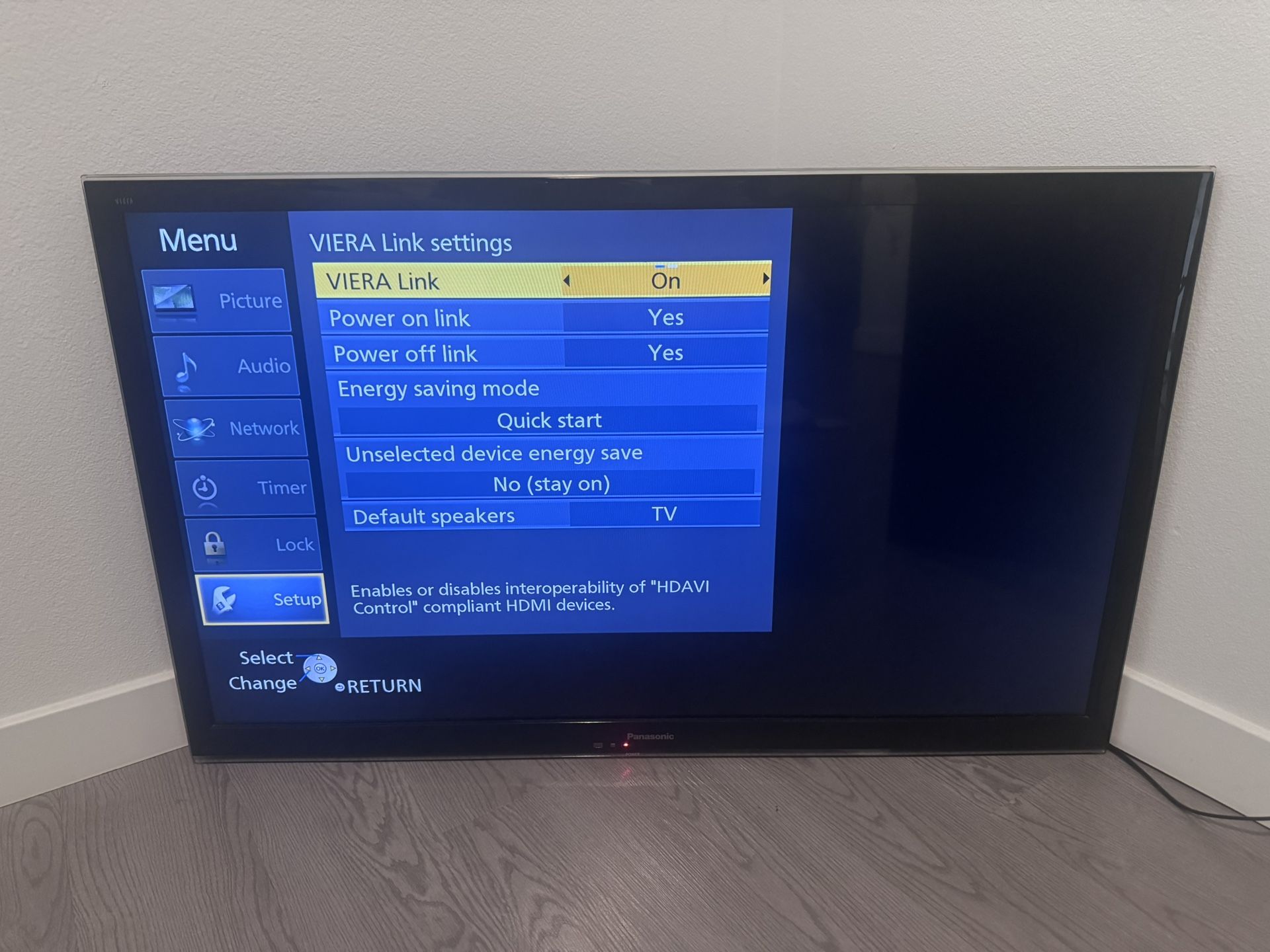 Panasonic 42” LCD TV – TC-L42E50