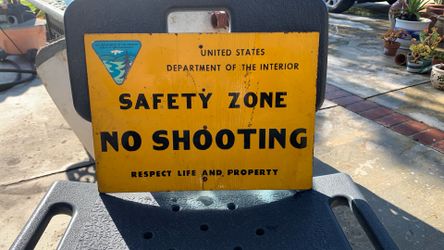 50 Year Old No Shooting Sign