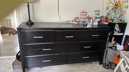 Black dresser