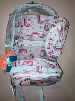 New Wonder Nation Cats 4 Piece Vinyl Backpack Set
