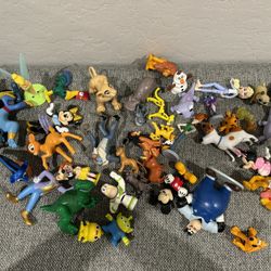 Assorted Disney Toy Figures