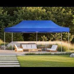 10x20 Instant Pop Up Canopy Tent - Blue