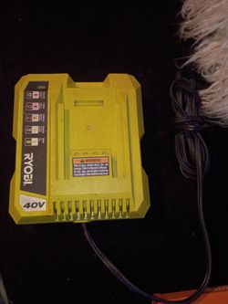 RYOBi 40v battery charger