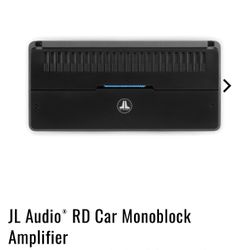 JL Audio RD 1000.1D Amp