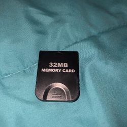 32 Mb Memory Card For GameCube Or Nintendo Wii 