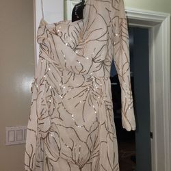 One Shoulder Sequin Formal Dress!!