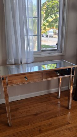 Mirror vanity/desk