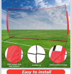 Powsawer 10x20ft Portable Sport Net for Softball, Lacrosse, Soccer, Baseball, Basketball Backstop
