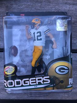 Aaron Rodgers Mcfarlane figure toy Greenbay Packers NFL