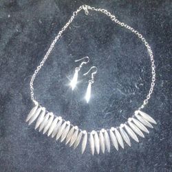 Necklace with earrings