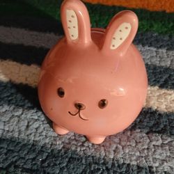 Pink Bunny Piggy Bank