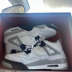 Jordan 4 Retro White/Midnight Navy 5.5Y