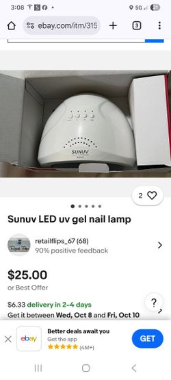 Sunuv LED uv gel nail lamp