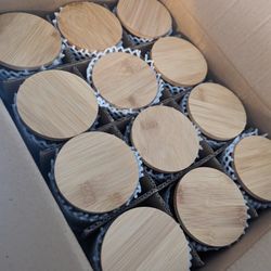 Candle Jars with Lids 