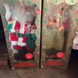 Vintage Mr. Mrs Claus Santa’s Favorite Folks 