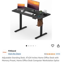 Adjustable Desk Color Black