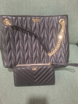 Victoria secret purse and wallet set