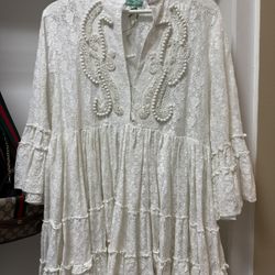 Woman Short Dress Boho Style 