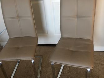 2 Nice Tan Chairs