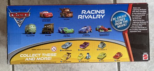 Disney Pixar CARS 2 RACING RIVALRY Exclusive 7 Pack Set