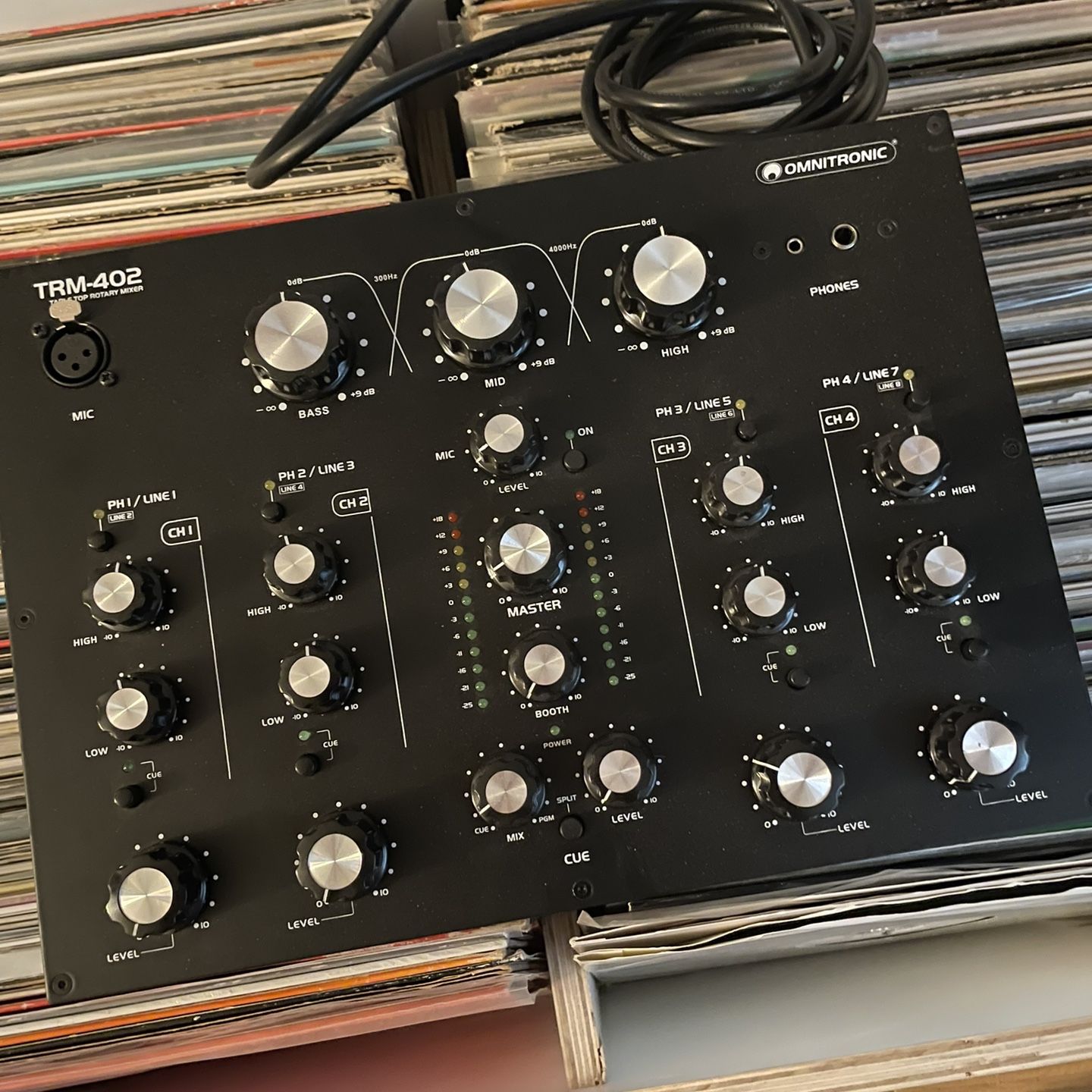 Omnitronic TRM 402 Rotary 4 Channel DJ Mixer for Sale in Los