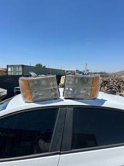 GMC Sierra headlights