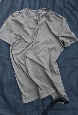 Rick Owens DRKSHDW DUO284250 Level Tee Dust Size L Made in Italy