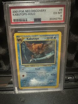 Kabutops Neo PSA 6