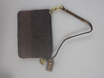 Coach Signature Wristlet Wallet