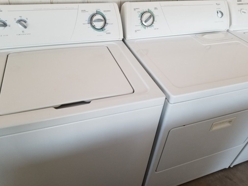 Whirlpool washer And Dryer