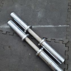 adjustible 2 inch olympic bars