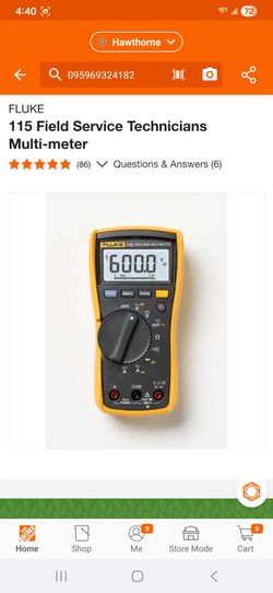 115 Field Service Technicians Multi-Meter