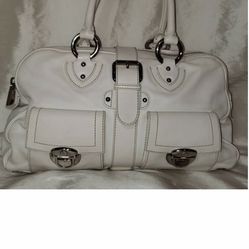 Marc Jacobs white Leather Venetian Bag 