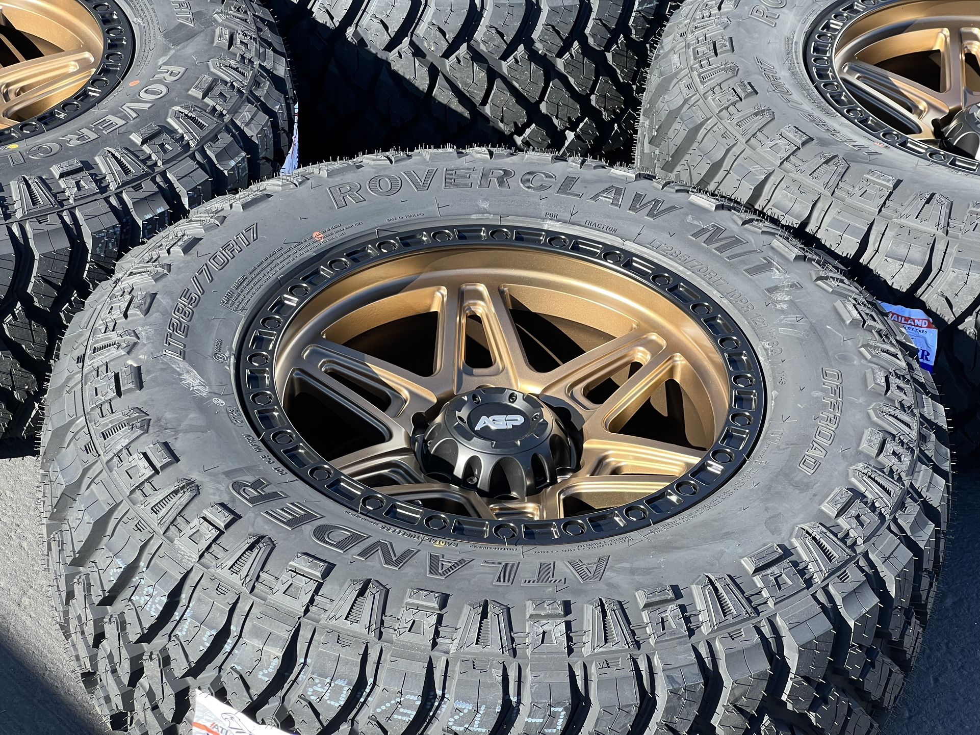 17” AGP Toyota Wheels 4Runner Tires Rims 6x139.7 Tundra FJ