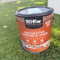 BEHR PREMIUM CONCRETE STAIN PAINT NEW $25
