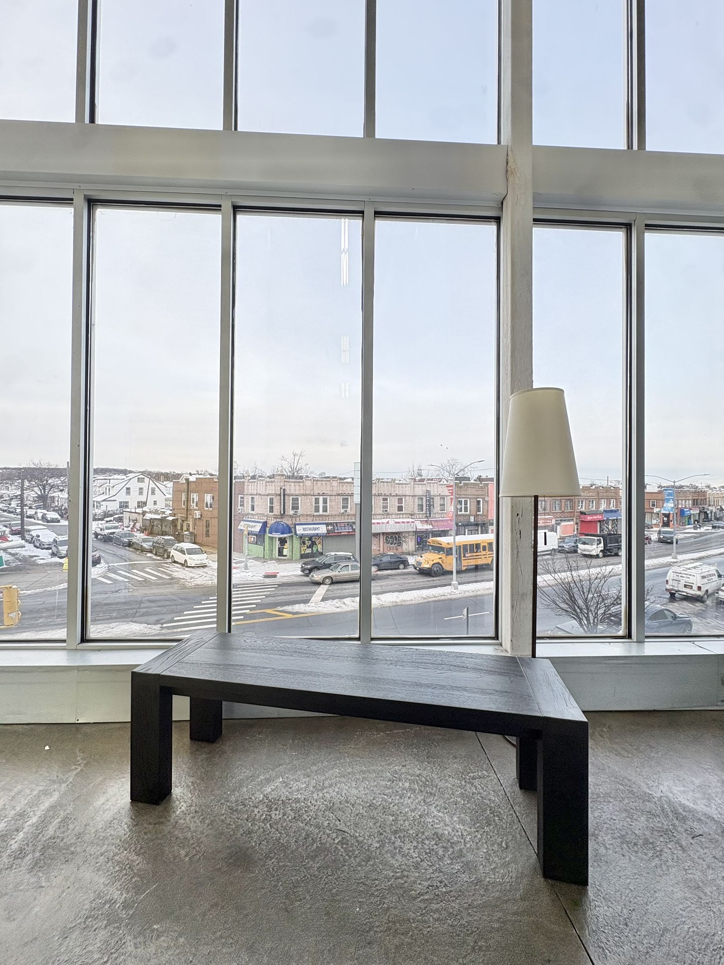 Castlery Bradley Midcentury Modern Minimalist Black Wood Chair Bench (π Free Local Delivery)