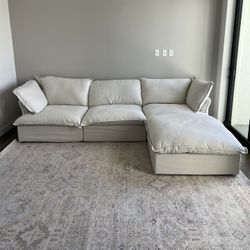 Beige Cloud Sectional (New in box)