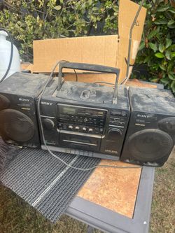Sony CFD-510 Boombox CD Cassette Radio