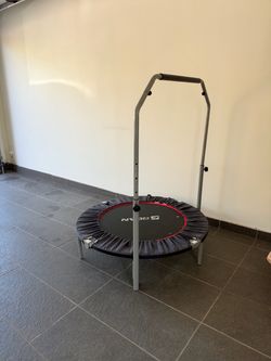 BCAN Mini Fitness Trampoline with Handle Bar
