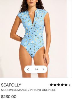 Seafolly 1 piece bathing suit-XL