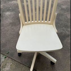 Antique wooden swivel chairs - $50 (Ventura)