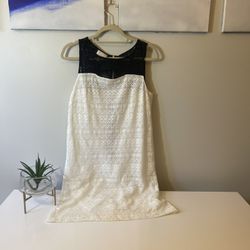 Black and white lace Dress