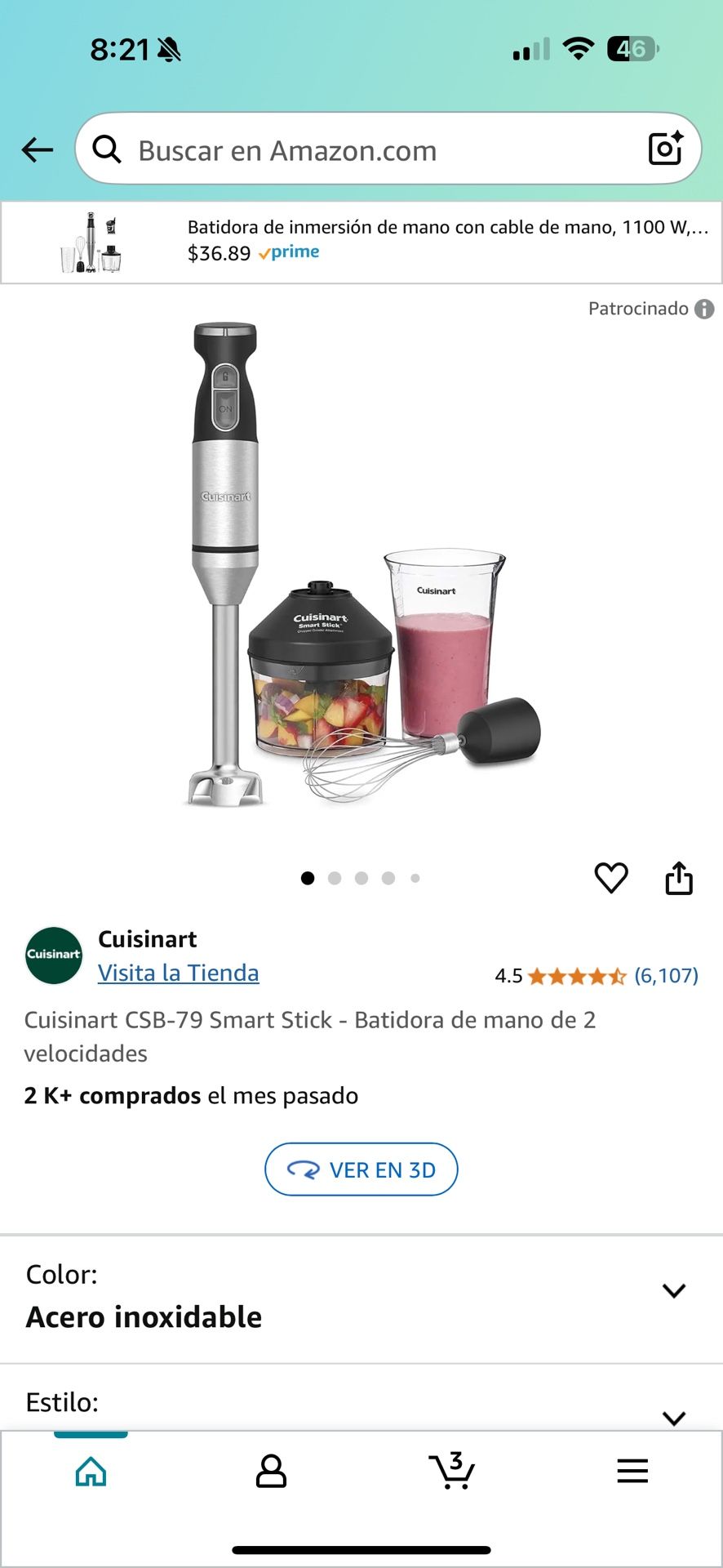 2-speed hand mixer / Batidora de mano de 2 velocidades