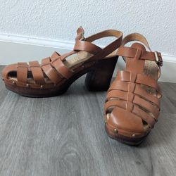 Korks Heel Sandals
