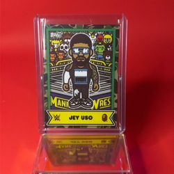 Limited Edition Jey Uso Baby Milo (Bape x WWE x Topps) Card 
