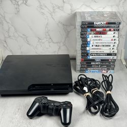 PS3 Console + 17 Games Bundle