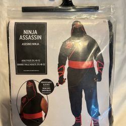 Ninja Assasin - Halloween Costume - 2XL - New