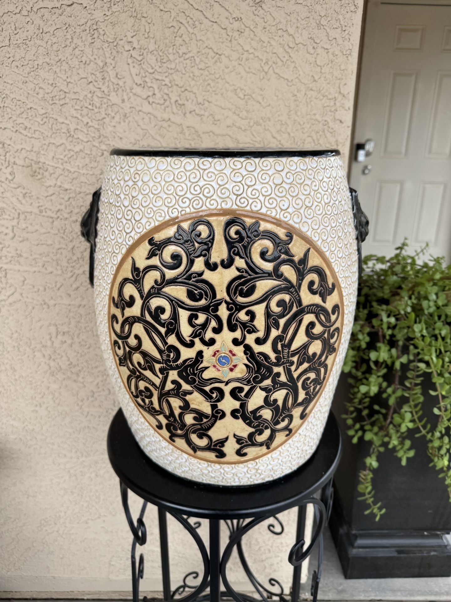 Chinese Ceramic Garden Stool